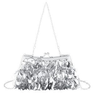 2707 Sequin Clutch Sparkly Evening Handbag Bling Wedding Purse Party Prom